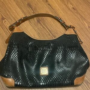 Dooney & Bourke Black and Brown Women's Bag
